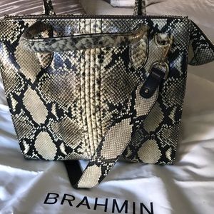 Brahmin Caroline Caviar Felix Genuine Leather
